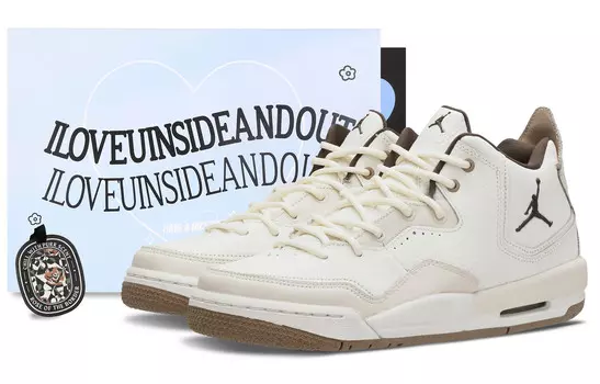 Кроссовки Jordan Spizike Vintage Basketball Shoes Women's Mid-top Beige/White, слоновая кость