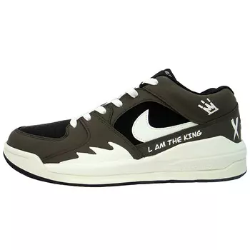 Кроссовки Jordan Stadium 90 Lifestyle Shoes Men Low-top White/Black/Brown, коричневый