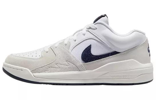 Кроссовки Jordan Stadium 90 Lifestyle Shoes Men Low-top White/Deep Navy/Campus Red/Sail White, красный