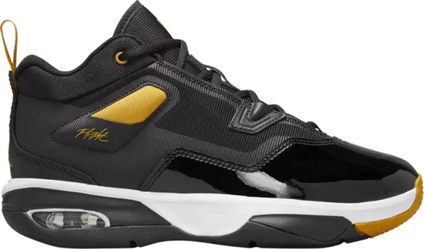 Кроссовки Jordan Stay Loyal 3 GS 'Black Yellow Ochre', черный