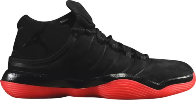 Кроссовки Jordan Super.Fly 2017 Black Infrared, черный