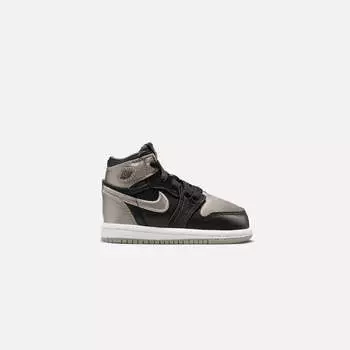 Кроссовки Jordan TD Air Jordan 1 Retro High OG, цвет Black/Medium Grey/White