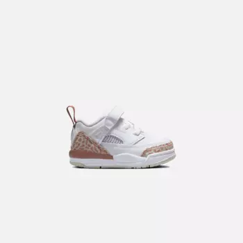 Кроссовки Jordan TD Spizike Low, цвет White/Archaeo Brown/Light Bone/Pink Oxford