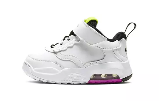 Кроссовки Jordan Toddler Shoes TD Low-top White/Black/Purple