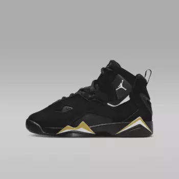 Кроссовки Jordan True Flight, цвет Black/Metallic Gold/White