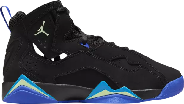 Кроссовки Jordan True Flight GS 'Black Hyper Royal', черный