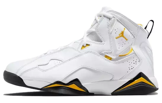 Кроссовки Jordan True Flight Yellow Ochre, белый/черный