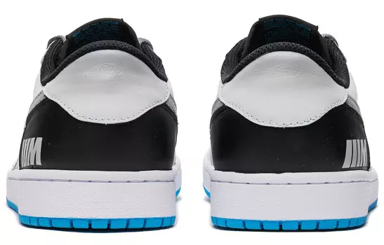 Кроссовки Jordan Vintage Basketball Shoes Men Low-top White/Blue, синий