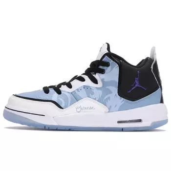 Кроссовки Jordan Vintage Basketball Shoes Women's Mid-top Blue/white, синий/белый