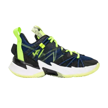 Кроссовки Jordan Why Not Zer0.3 SE GS 'Lime Blue Void', черный