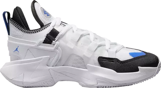 Кроссовки Jordan Why Not Zer0.5 GS White Racer Blue, белый