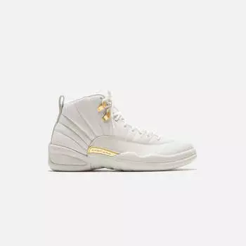 Кроссовки Jordan WMNS Air Jordan 12, цвет Phantom/Metallic Gold/White