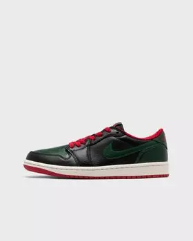 Кроссовки Jordan Wmns Air Jordan 1 Retro Low Og, цвет black/gorge green-varsity red-sail