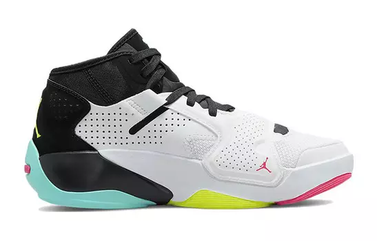 Кроссовки Jordan Zion 2 White Volt Dynamic Turquoise GS