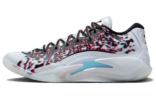 Кроссовки Jordan Zion 3 NRG Z-3D, черный/белый/красный