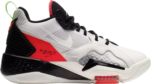 Кроссовки Jordan Zoom 92 GS White Flash Crimson, белый