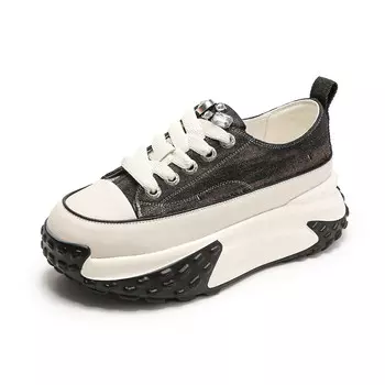 Кроссовки JOSINY Casual Shoes Women's Low-Top, черный