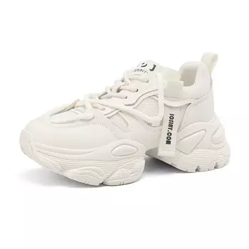 Кроссовки JOSINY Chunky Sneakers Women's Low-top, белый