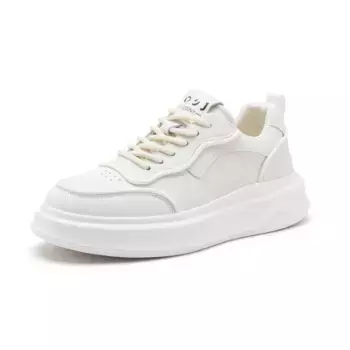 Кроссовки JOSINY Skateboarding Shoes Unisex Low-top, белый/черный