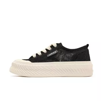 Кроссовки JOSINY Skateboarding Shoes Women's Low-top, черный