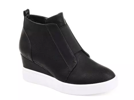 Кроссовки Journee Collection Clara Wedge, черный