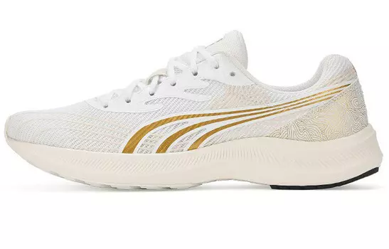 Кроссовки Journey To The Second Generation для бега унисекс с низким верхом белого/золотистого цвета Do-Win