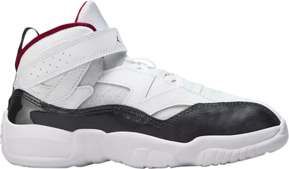 Кроссовки Jumpman Two Trey PS White Gym Red, белый