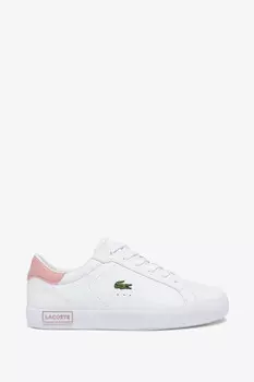 Кроссовки Juniors Powercourt белого цвета Lacoste, белый