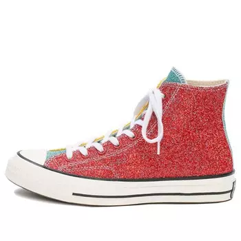 Кроссовки jw anderson x chuck 70 hi 'glitter pack - cherry sulphur' Converse, красный