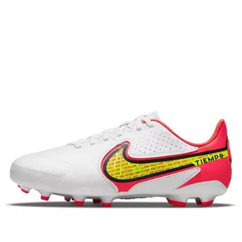 Кроссовки k jr tiempo legend 9 academy mg soccer shoes white/red Nike, белый