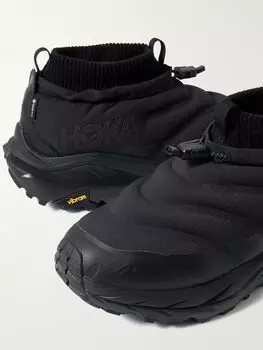 Кроссовки Kaha 2 Low из нубука с сетчатой отделкой и GORE-TEX HOKA, черный