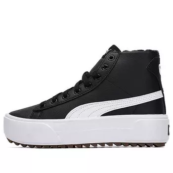 Кроссовки kaia mid 'fur - black' Puma, черный