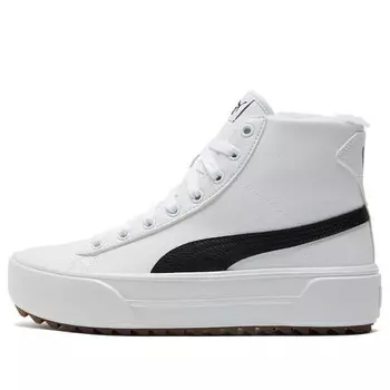 Кроссовки kaia mid 'fur - white black' Puma, белый