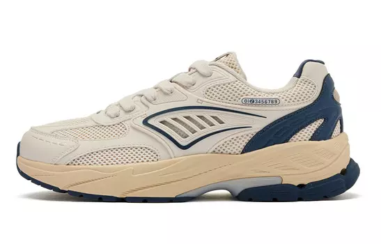 Кроссовки Kaiyuan 2.0 мужские низкие бежевый/синий Qiaodan