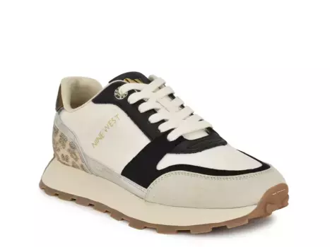 Кроссовки Kalah Nine West, White/Grey/Black