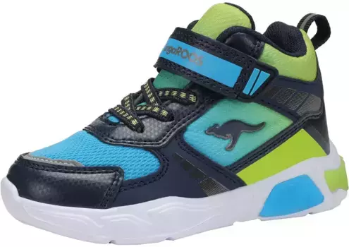 Кроссовки KangaROOS "K-SLB Clave Mid EV" с функцией мигания, синий