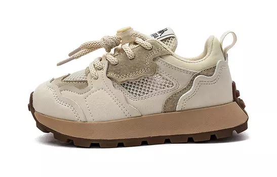 Кроссовки Kappa Kids Kids Lifestyle Shoes Kids Low-top Beige, бежевый