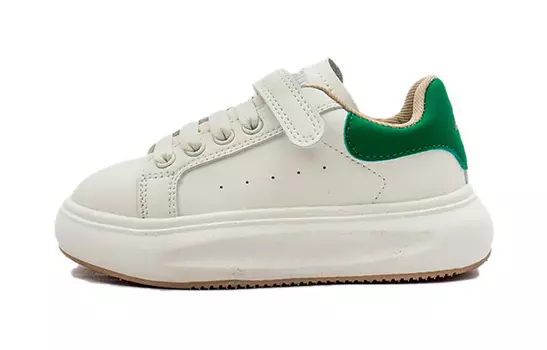 Кроссовки Kappa Kids Kids Lifestyle Shoes Kids Low-top Beige/Green, зеленый