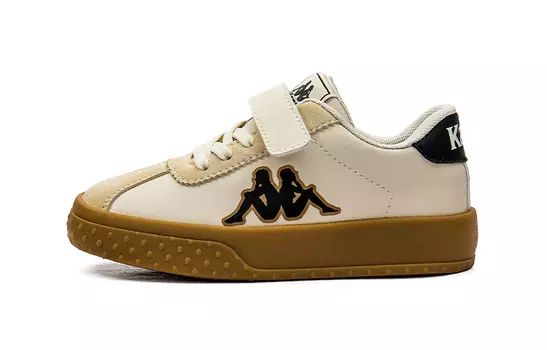 Кроссовки Kappa Kids Kids Skateboarding Shoes Kids Low-top, бежевый/черный