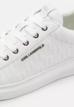 Кроссовки KAPRI MENS MONOGRAM EMBOSS KARL LAGERFELD, белый