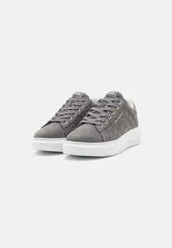Кроссовки KAPRI MENS MONOGRAM EMBOSS KARL LAGERFELD, серый
