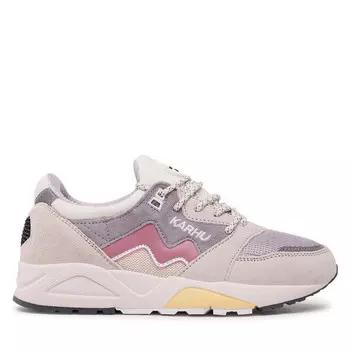 Кроссовки Karhu Aria 95 F803098 Rainy Day/Foxglove, фиолетовый/бежевый