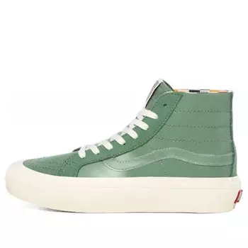 Кроссовки karina rozunko x sk8-hi decon sf 'patent hedge green' Vans, зеленый