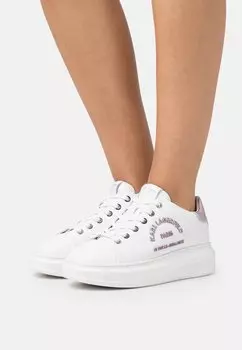 Кроссовки KARL LAGERFELD, белый/розовый