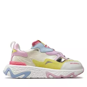 Кроссовки KARL LAGERFELD KL62423 Floratonal Mix Lthr/Txt 4VX, цвет