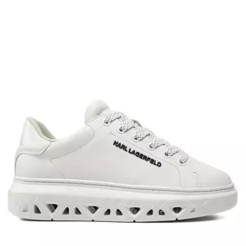 Кроссовки KARL LAGERFELD KL64519 White Lthr 011, белый
