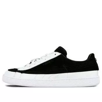 Кроссовки karl lagerfeld x suede 'black' Puma, черный