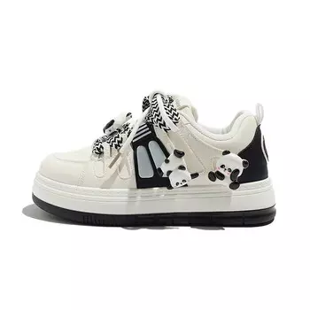 Кроссовки KATHRYN WILSON Skateboarding Shoes Women's Low-top, бежевый