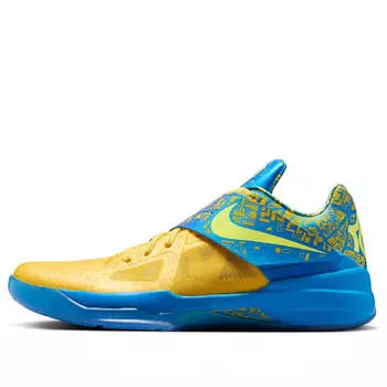 Кроссовки kd 4 Nike, желтый