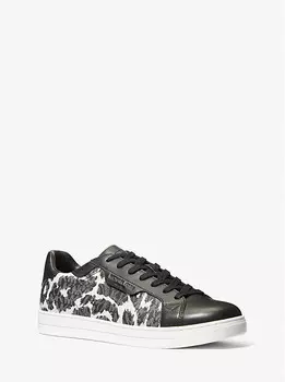 Кроссовки Keating Leopard Logo и Leather Michael Kors, металлический